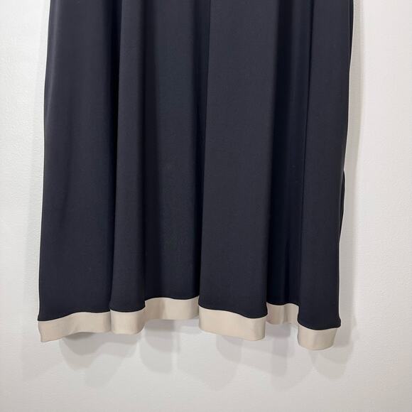 NWT Joseph Ribkoff Black/Moonstone A-Line Dress Style | Black Cream | SZ 16 - Picture 8 of 12